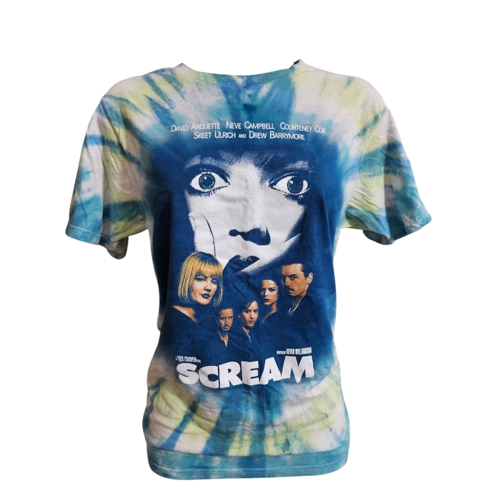 Scream Movie Poster Tie Dye T-shirt